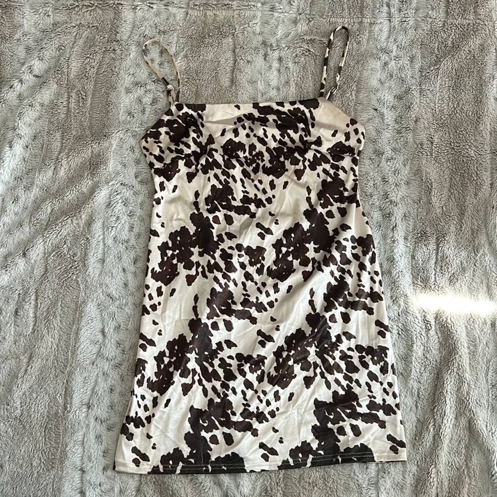 Printed cocktail dress